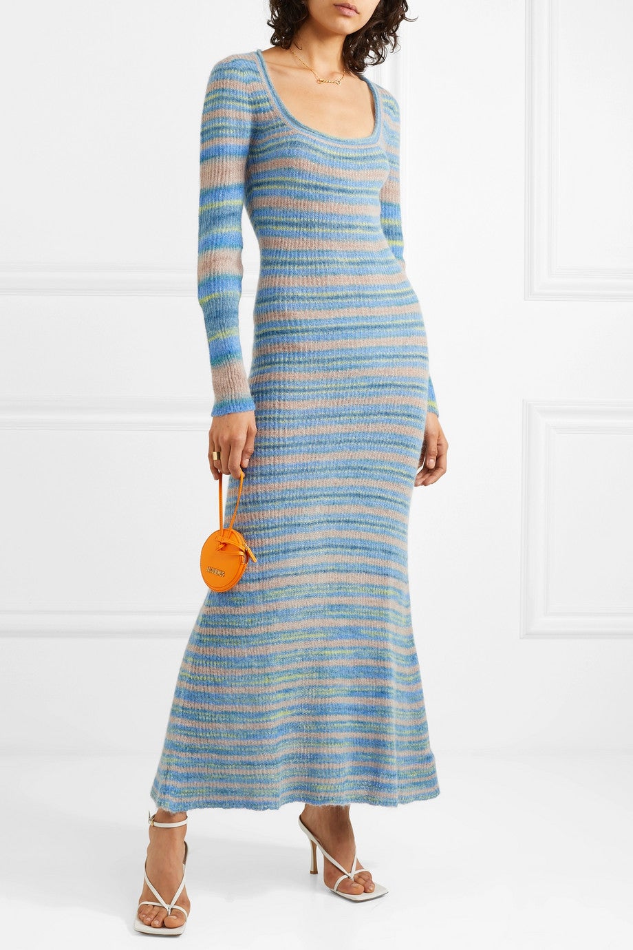 Perou Striped Knitted Maxi Dress
